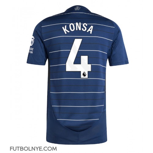 Camiseta Aston Villa Ezri Konsa #4 Tercera Equipación 2024-25 manga corta